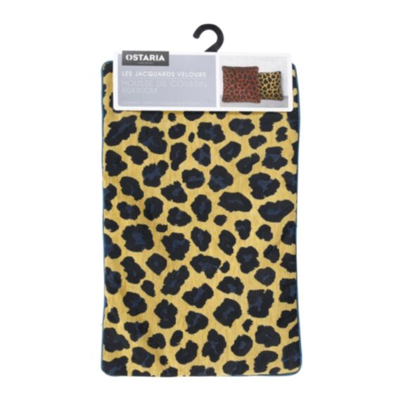 Housse de coussin rectangle Panthère 50 x 30 cm - OSTARIA