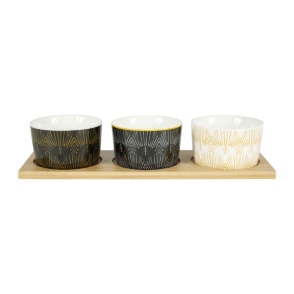 Plateau apéro Urban céramique 30x10x10cm multicolore - OSTARIA