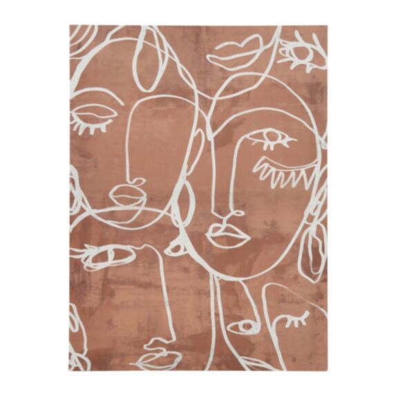 Toile imprimée Visage 30 x 40 cm 3 assortis - OSTARIA