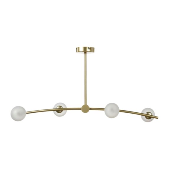 Suspension Pleiades 80 x 20 x 40 cm G9 métal doré - OSTARIA