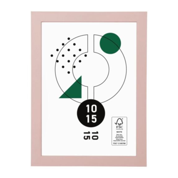 Cadre photo Paola rose 10 x 15 cm - OSTARIA