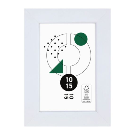 Cadre photo Paola blanc 10 x 15 cm - OSTARIA
