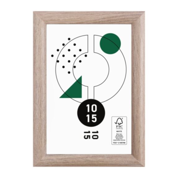 Cadre photo Onyx bois 10 x 15 cm - OSTARIA
