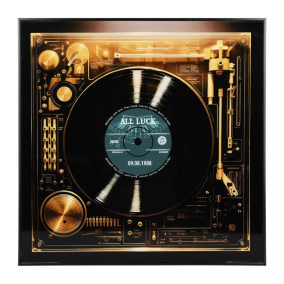 Décoration murale vinyle 30x30cm vert - OSTARIA