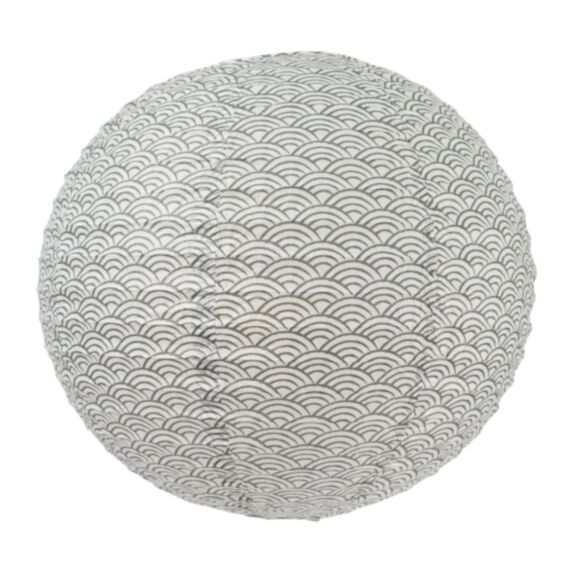 Boule japonaise blanche mandarin noir Ø35 cm - OSTARIA