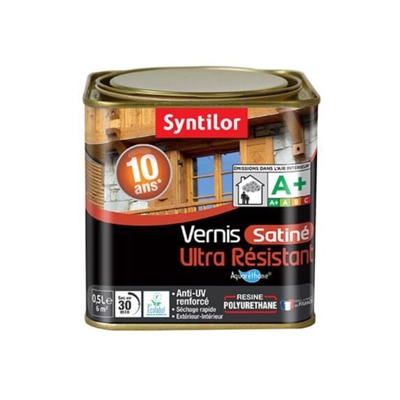 Vernis ultra résistant 0.5l incolore - SYNTILOR