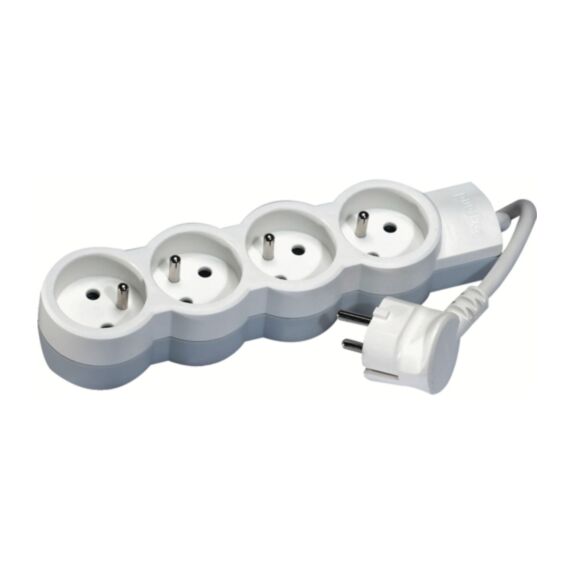 Multiprise 2P+T 10/16A 4 prises 1,5 m - LEGRAND