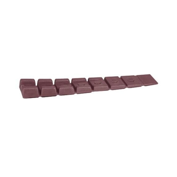 Cale meuble lg 100 plastique brun