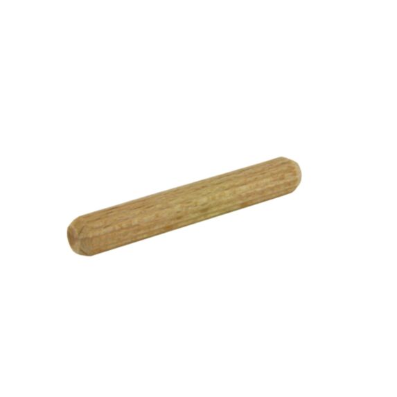 Tourillon strié en hêtre D6mm L40mm x45