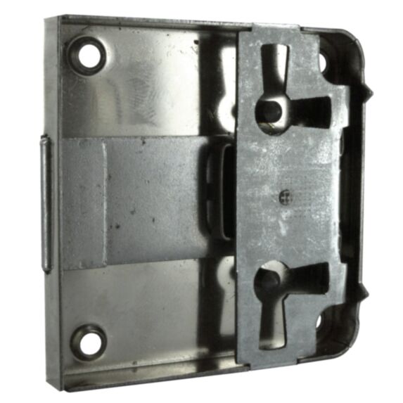 Serrure de meuble en acier nickelé 60 mm axe 40mm - CIME
