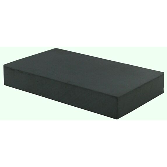 Lot de 2 ferrites magnétiques rectangulaires à coller utilisable jusqu'à 250°C
