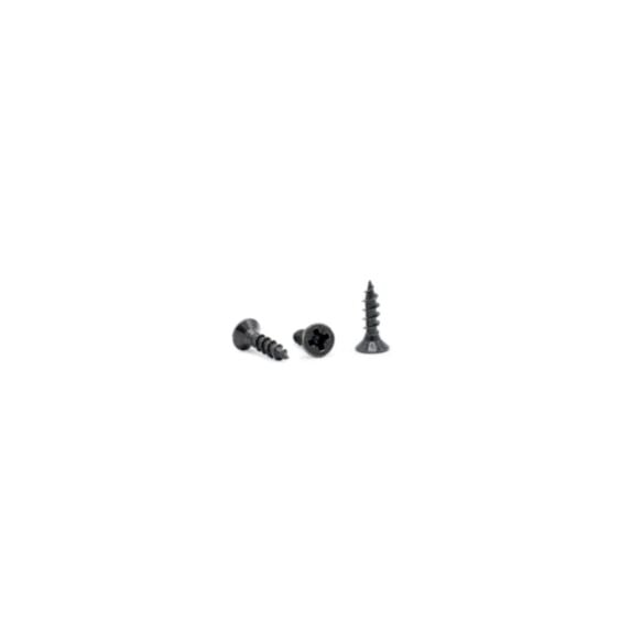 Vis tête fraisée cruciforme pozi D4x16mm noire x50