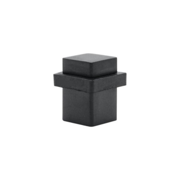Butée de sol carrée 20 x 30 x 20 mm zamak noir - CIME