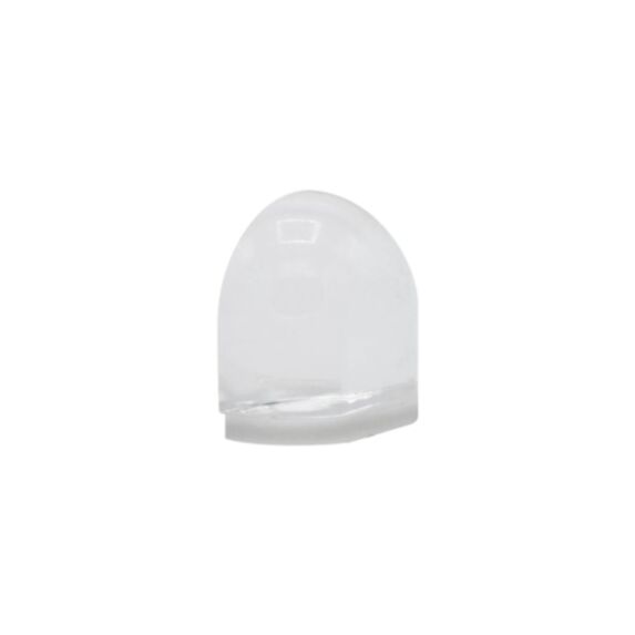Butée de sol demi-lune 41 x 20 mm plastique transparent - CIME