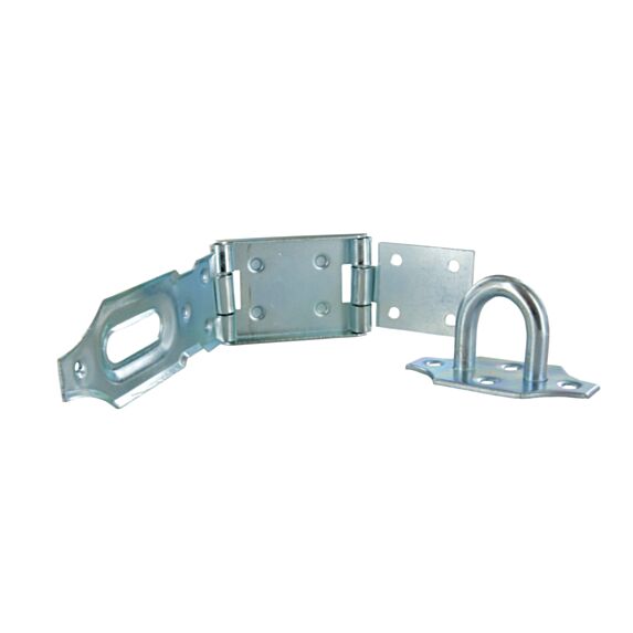 Fermoir porte cadenas H.85mm. Acier zingué - CIME