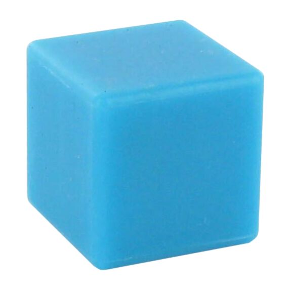 Butée flexible Cube silicone bleu - CIME
