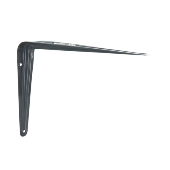 Equerre acier vernis gris 200 x 250 mm - CIME