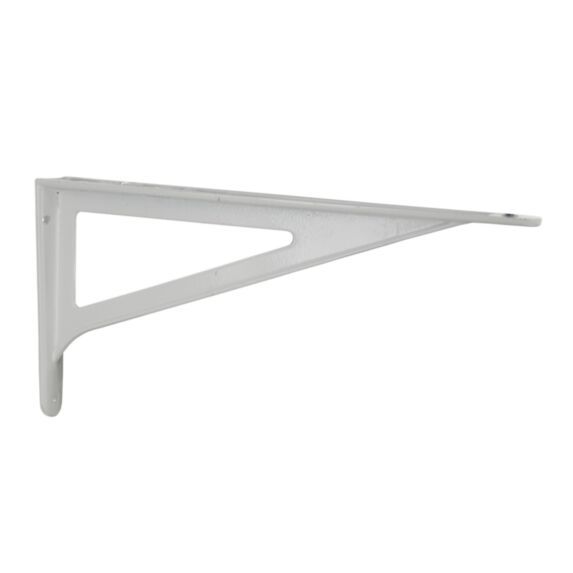 Equerre renforcée aluminium laqué blanc 200 x 100mm - CIME