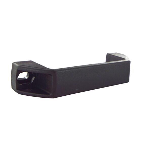 Poignée universelle 140mm entraxe 122mm nylon noir