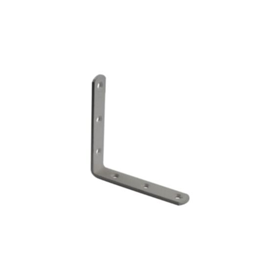 Equerre de chaise 100x100mm acier époxy blanc