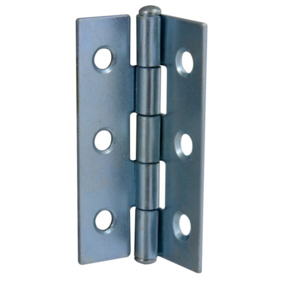 Charnière rectangle 30x50mm acier zingué