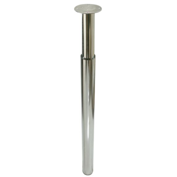 Pied de table Zoom Ø60 x 700 x 1100 mm chromé - CIME