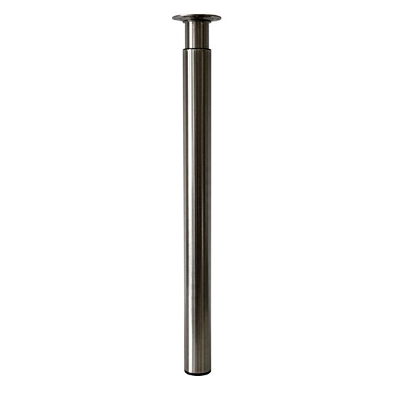 Pied de table Zoom Ø60 x 700 x 1100 mm nickel - CIME
