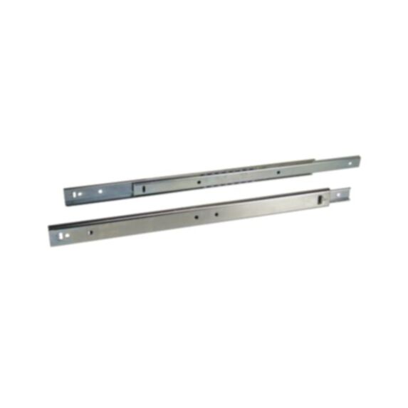 Coulisse billes acier 450mm 10kg fixation latérale