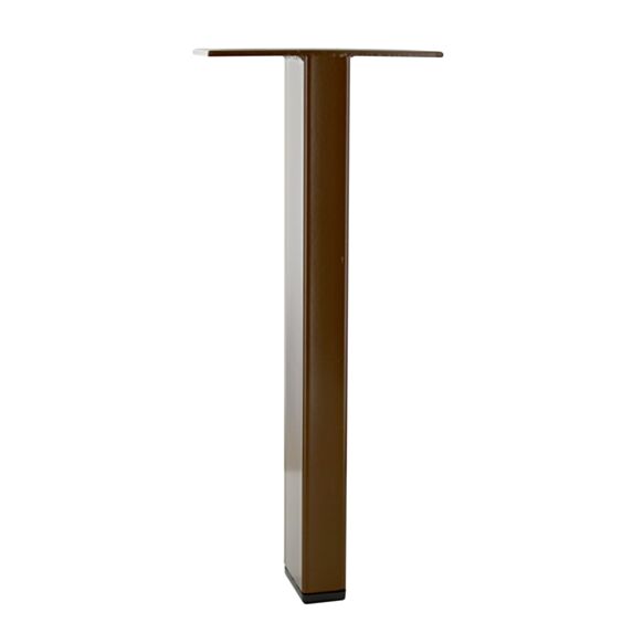 Pied de lit métal epoxy marron 40 x 20 x H240 mm - CIME