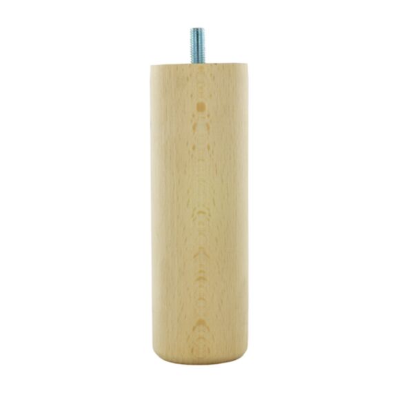 Pied cylindrique hêtre brut D50x150mm - CIME