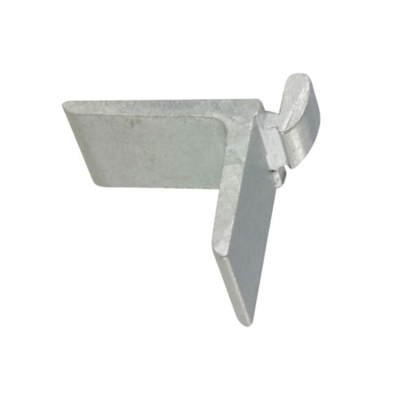 Lot de 8 taquets pour crémaillère de 11 à 14 mm aluminium ton argent