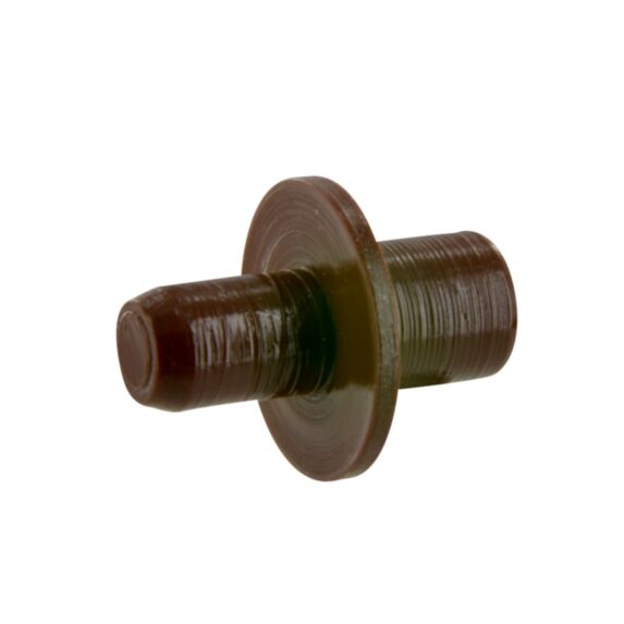 Lot de 24 taquets à enfoncer Ø5-6 mm plastique brun