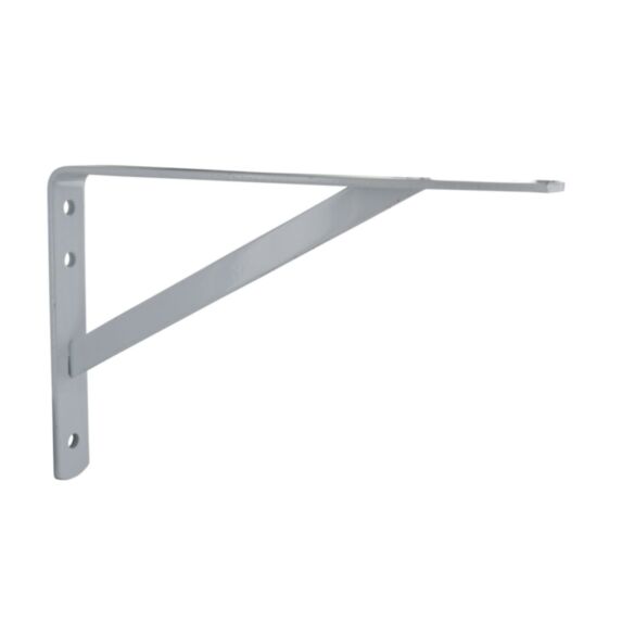 Equerre renforcée acier époxy 295 x 200 mm blanc - CIME
