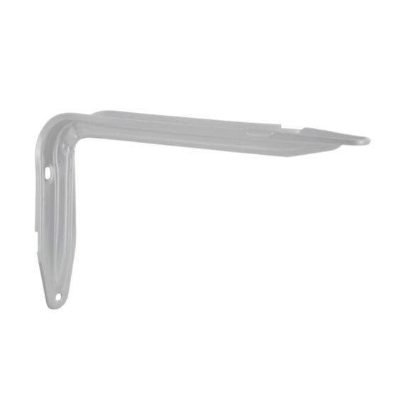 Equerre acier époxy blanc 265 x 167 x 35mm - CIME