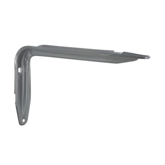 Equerre acier époxy gris alu 230 x 147 x 35mm - CIME