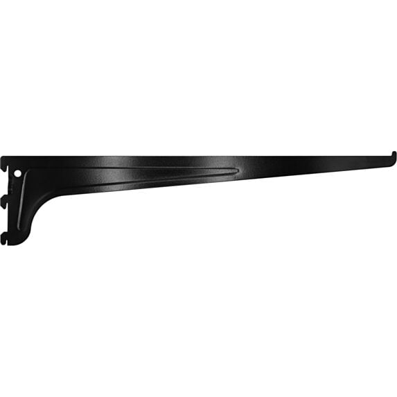Console simple en acier noir 50 cm entraxe 50 mm - CIME
