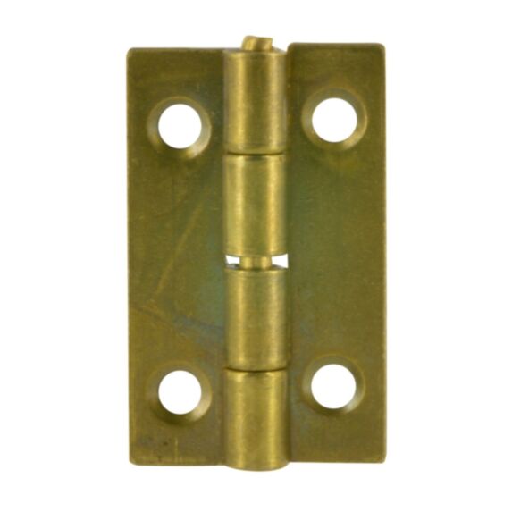 Charnière rectangle laiton 30x19mm x2