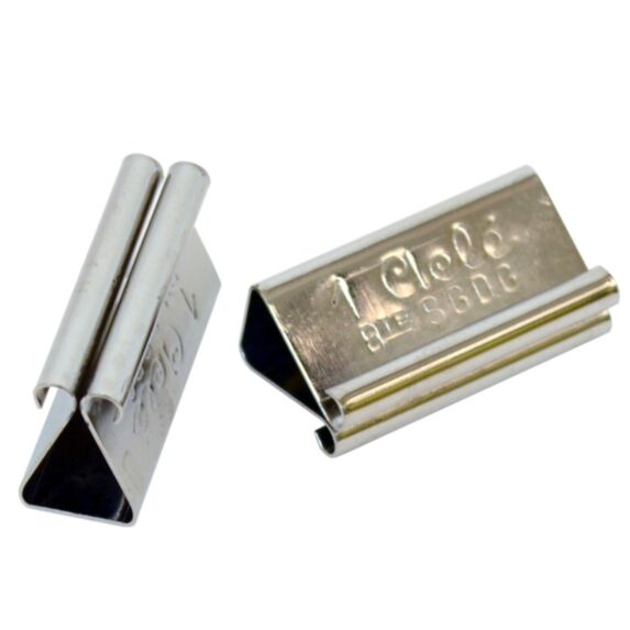 6 Pinces sous-verre acier 7mm