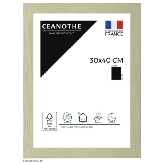 Cadre photo Karma 30x40cm Tilleul