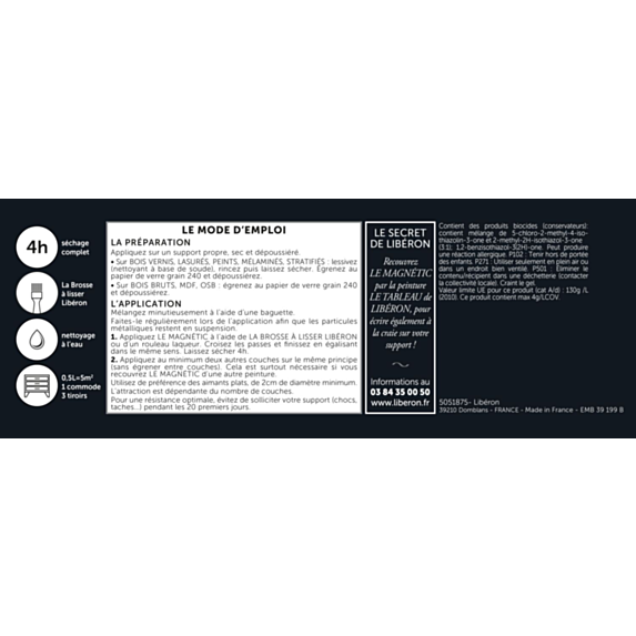 effet magnetic gris 0,5 L