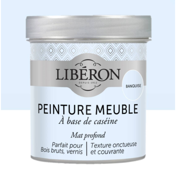 Peinture meuble caséine 0,5L Banquise - LIBERON
