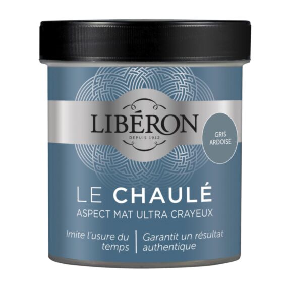 Peinture boiseries intérieures Le Chaule gris ardoise 0,5 L - LIBERON