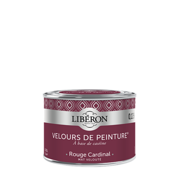 Peinture multisupport velours rouge cardinal 125ml - LIBERON