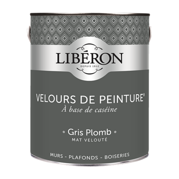Peinture multisupport velours gris plomb 2,5L - LIBERON