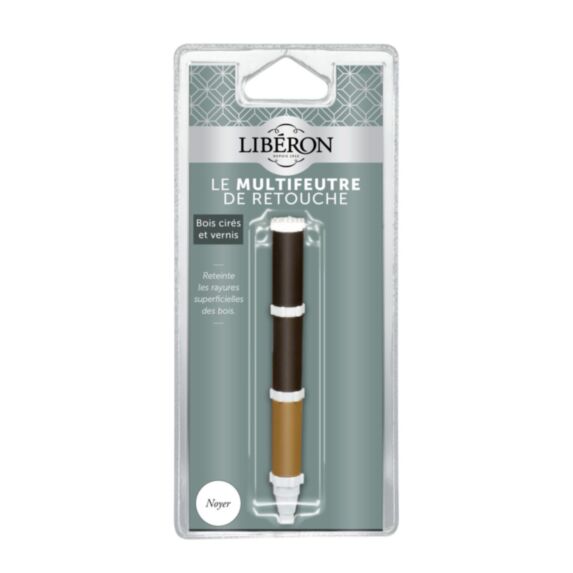 Multifeutre de retouche bois cirés ou vernis couleur noyer - LIBERON