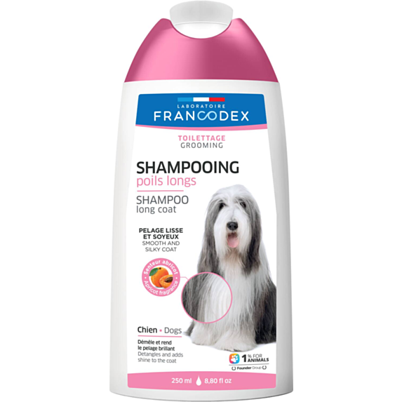 Shampooing chien poils longs 250ml