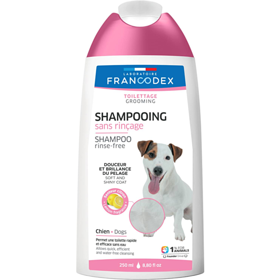 Lotion sans rinçage chien 250 ml
