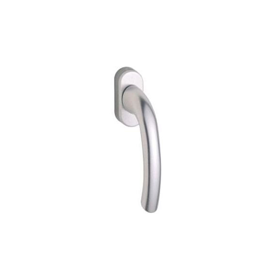 Poignée de porte oscillo-battante alu argent - FERCO