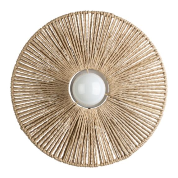 Applique Kaoly Ø40 cm E27 40W fibres naturelles - MATHIAS