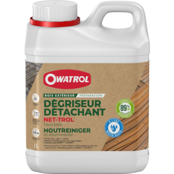 Dégriseur neutralisant gélifié Net-Trol bois 1 L - OWATROL